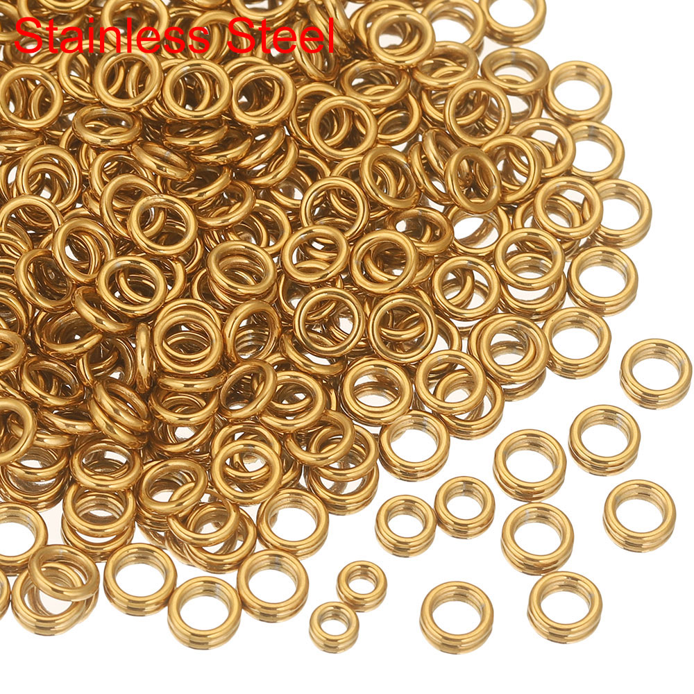 Jewelry Making Tools And Supplies - 50pcs Stainless Steel Closed Jump Rings