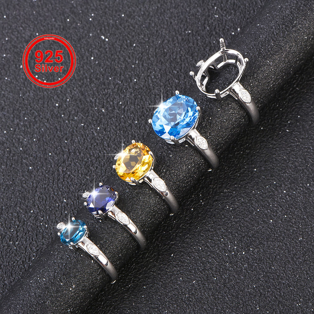 Jewelry Making Tools And Supplies - 5x7-12x16mm Ring Blank 925 Sterling Silver