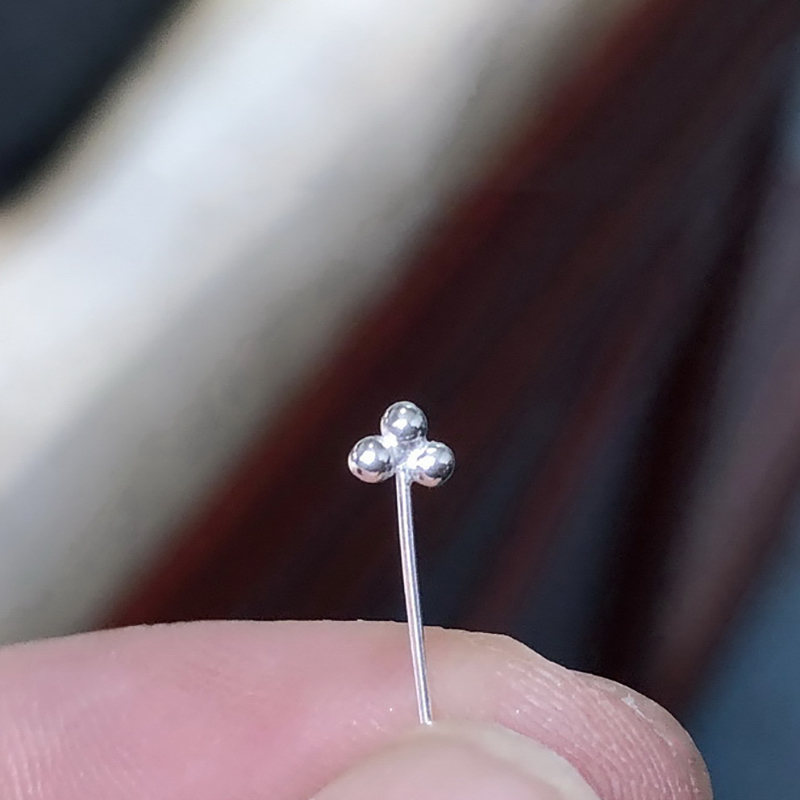 3 Ball Headpin 925 Sterling Si - Jewelry Making Silver recension och pris