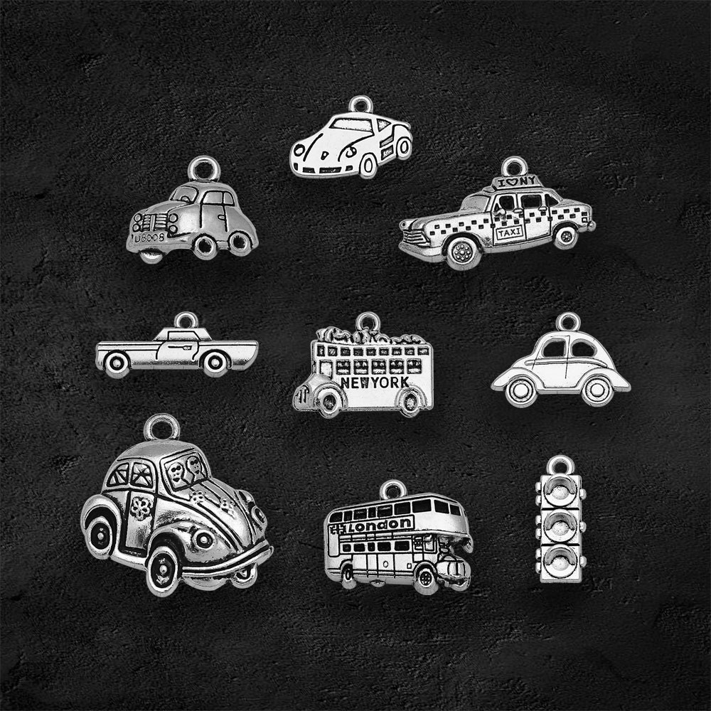 Silver Plated Taxi Bus Car Tra - Jewelry Making In London recension och pris