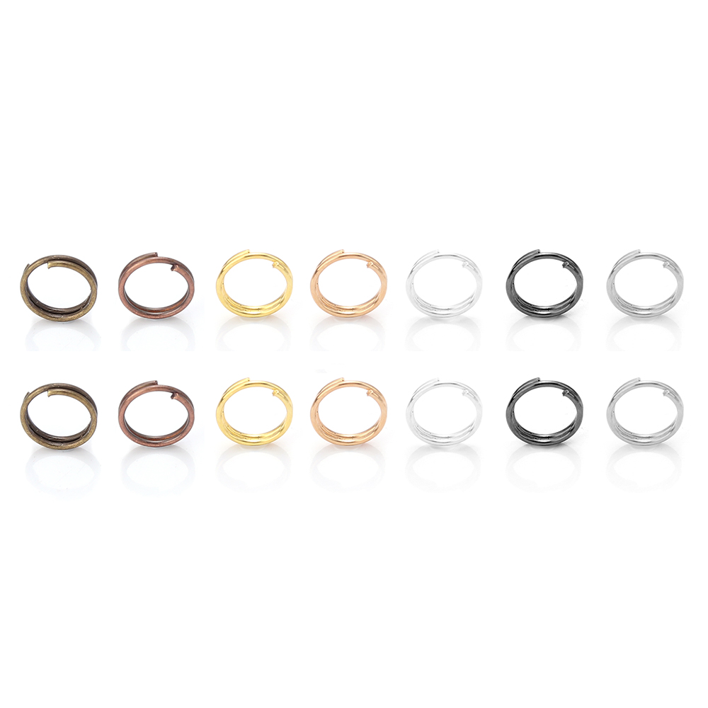 50-200pcs 4-20mm Metal Open Ju - Jewelry Making Closed Jump Rings recension och pris