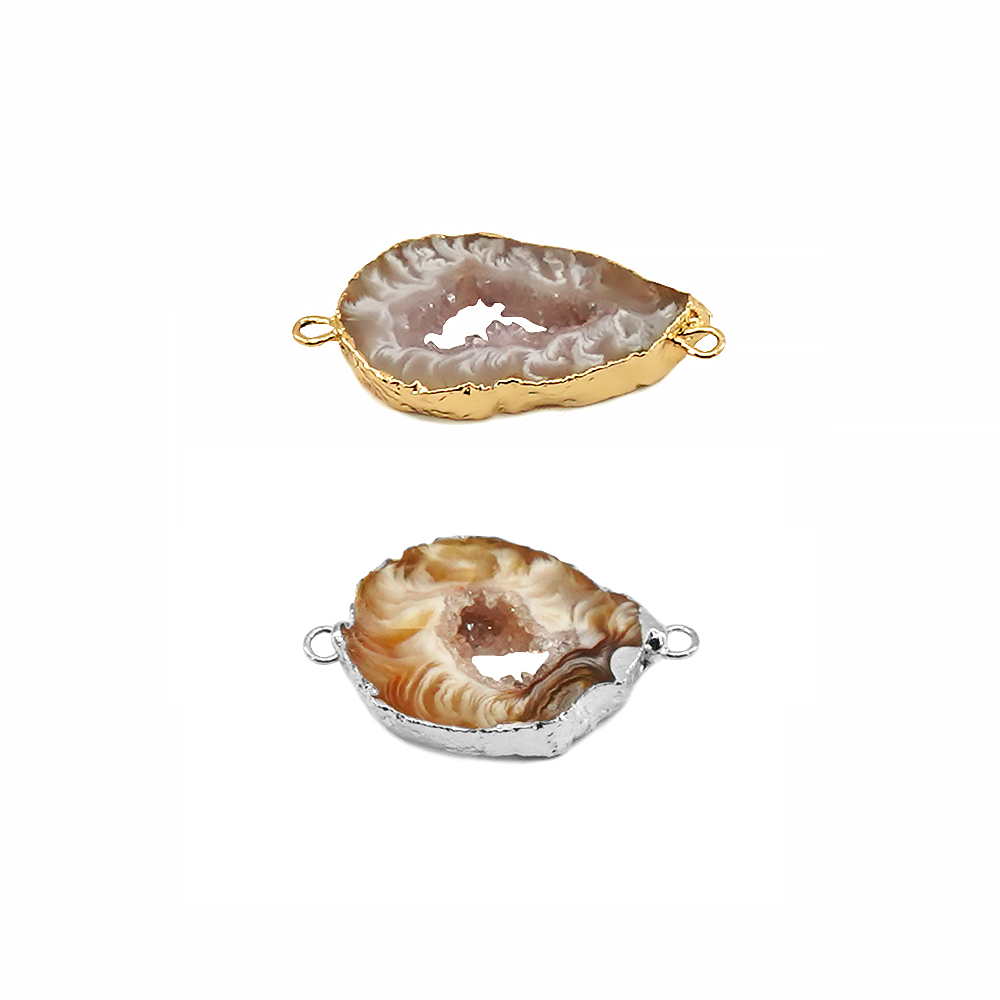Irregualr Natural Agate Geode  - Jewelry Making With Stones recension och pris