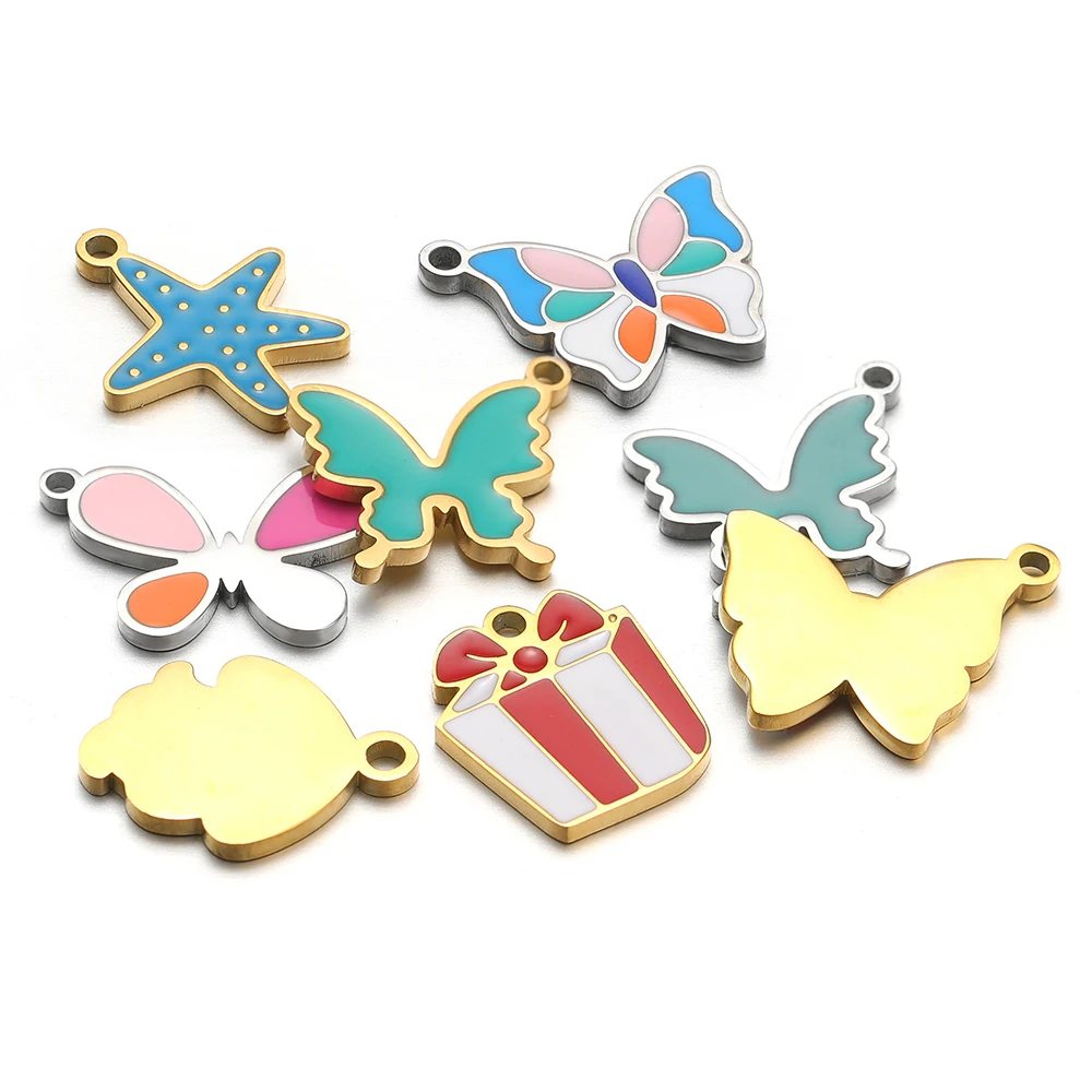 5pcs Stainless Steel Star Butt - Jewelry Making For 5 Year Old recension och pris
