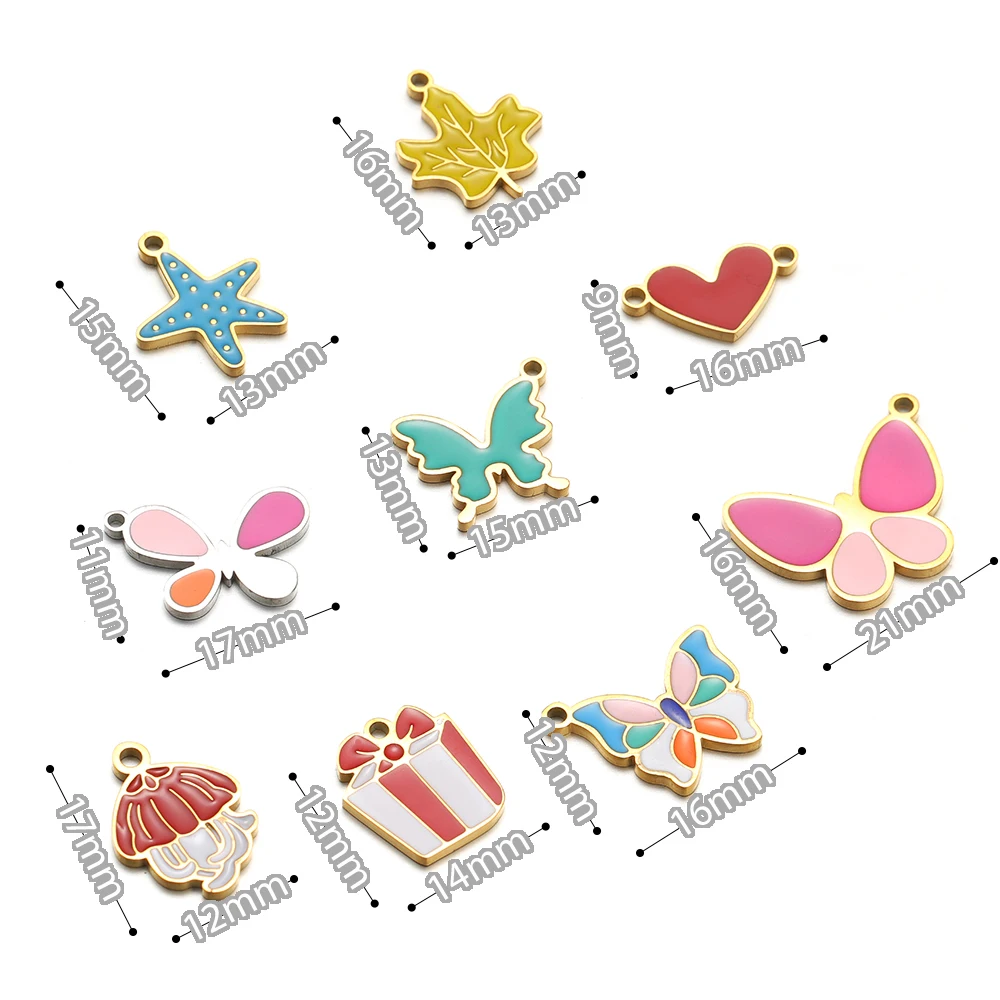5pcs Stainless Steel Star Butt - Jewelry Making For 5 Year Old recension och pris