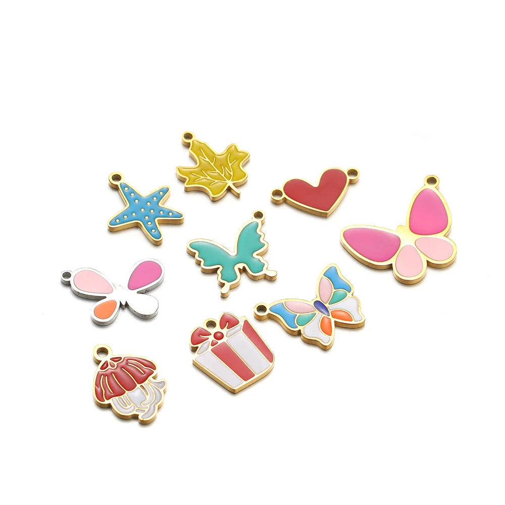 5pcs Stainless Steel Star Butt - Jewelry Making For 5 Year Old recension och pris