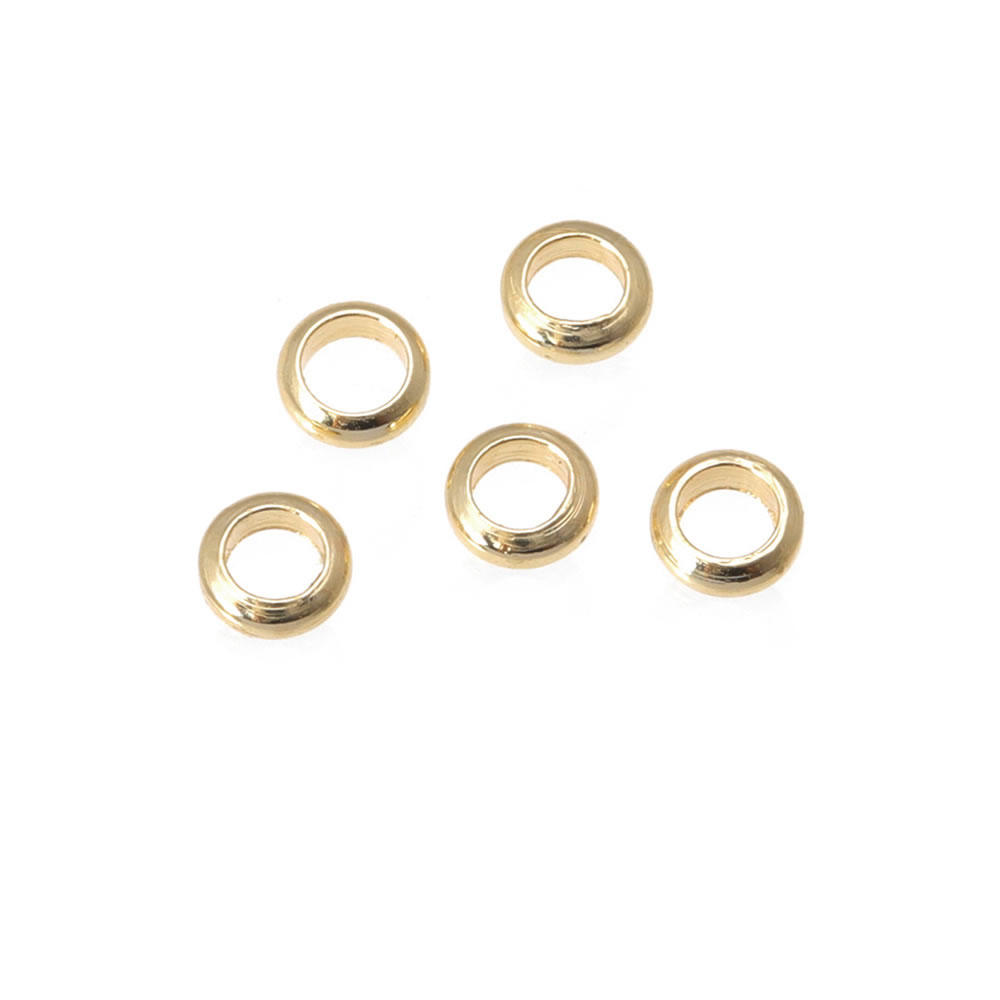 3MM 3.5MM 4MM 5MM 6MM 18K Gold - Jewelry Making Closed Jump Rings recension och pris