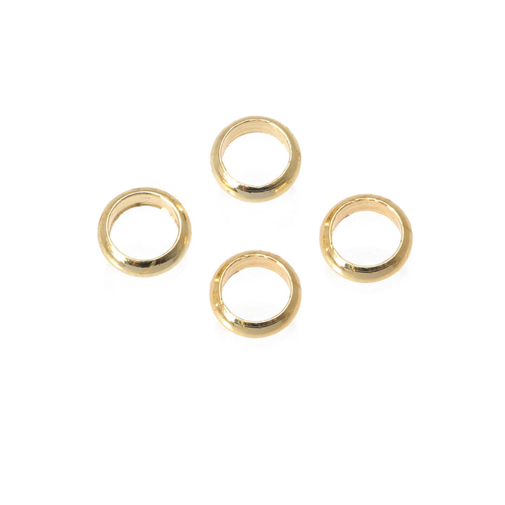 3MM 3.5MM 4MM 5MM 6MM 18K Gold - Jewelry Making Closed Jump Rings recension och pris