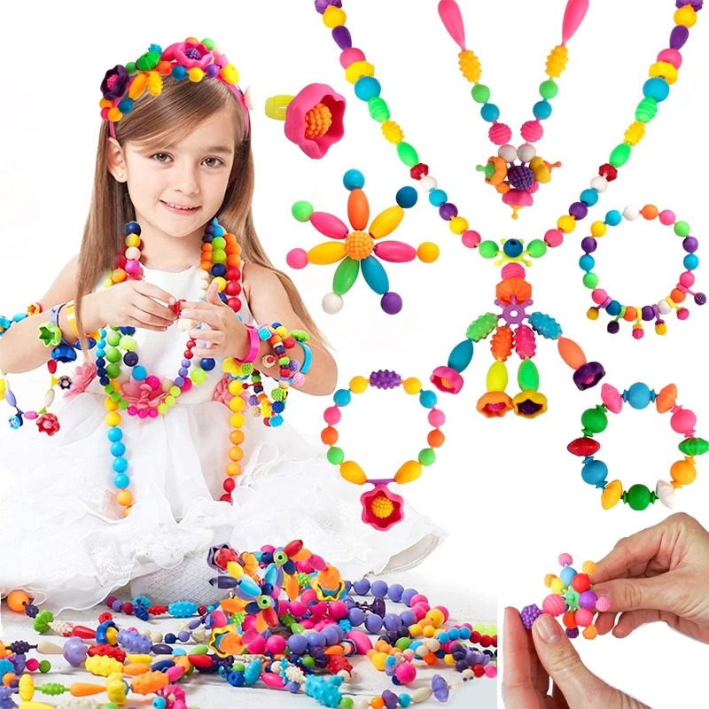 188-608pcs Pop Beads Children  - Jewelry Making For 5 Year Old recension och pris