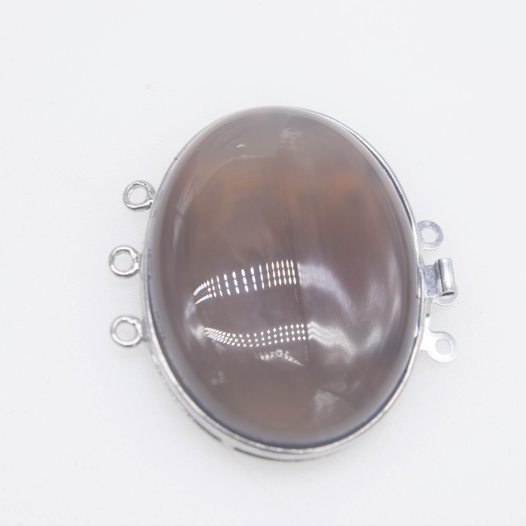 1Piece Multicolor Agate Flat O - Jewelry Making With Stones recension och pris