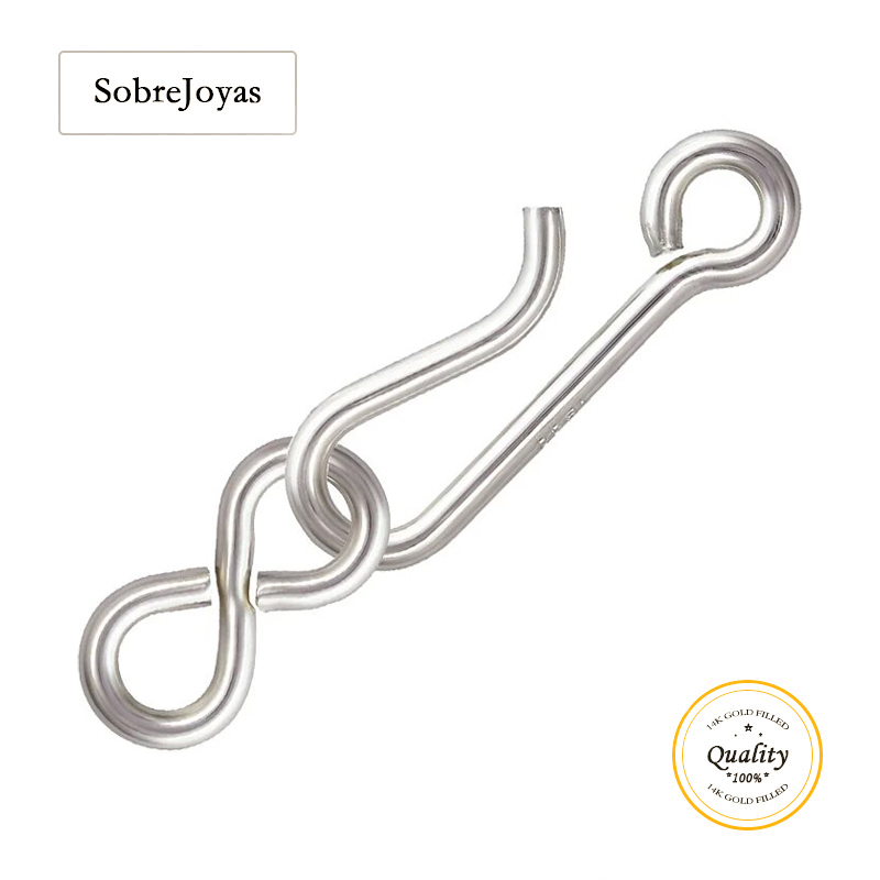 925 Sterling Silver Eye Hook C - Jewelry Making Silver recension och pris