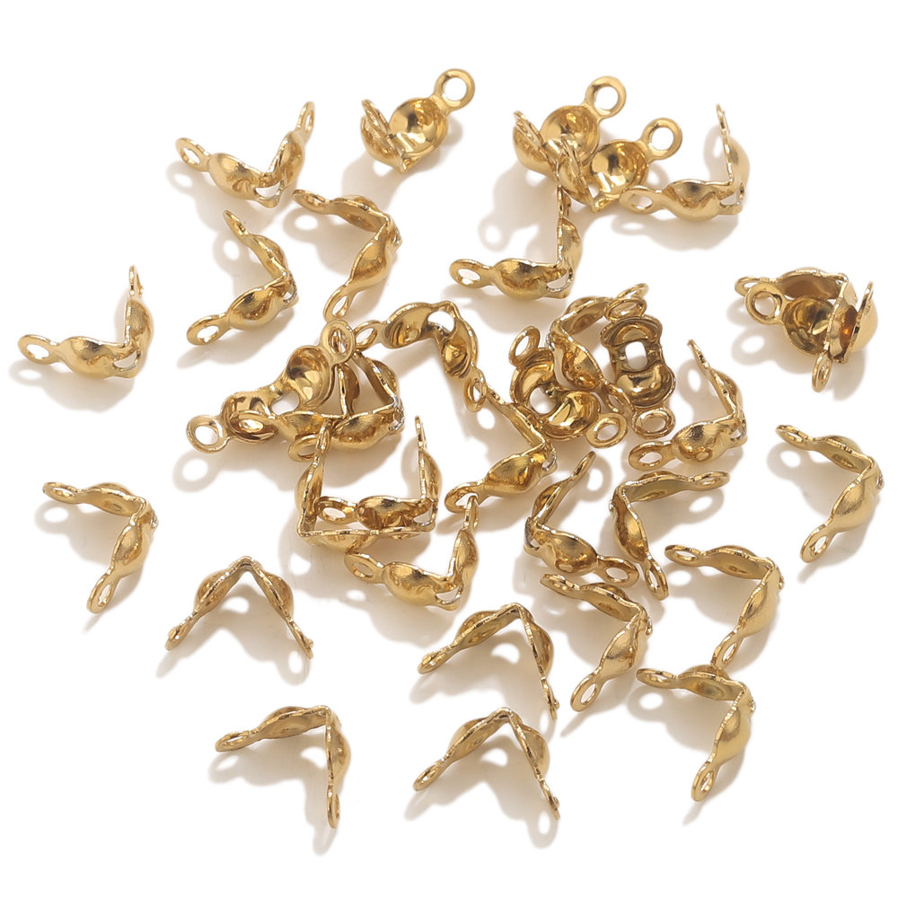 50pcs PVD Gold Plated Stainles - Jewelry Making Material recension och pris
