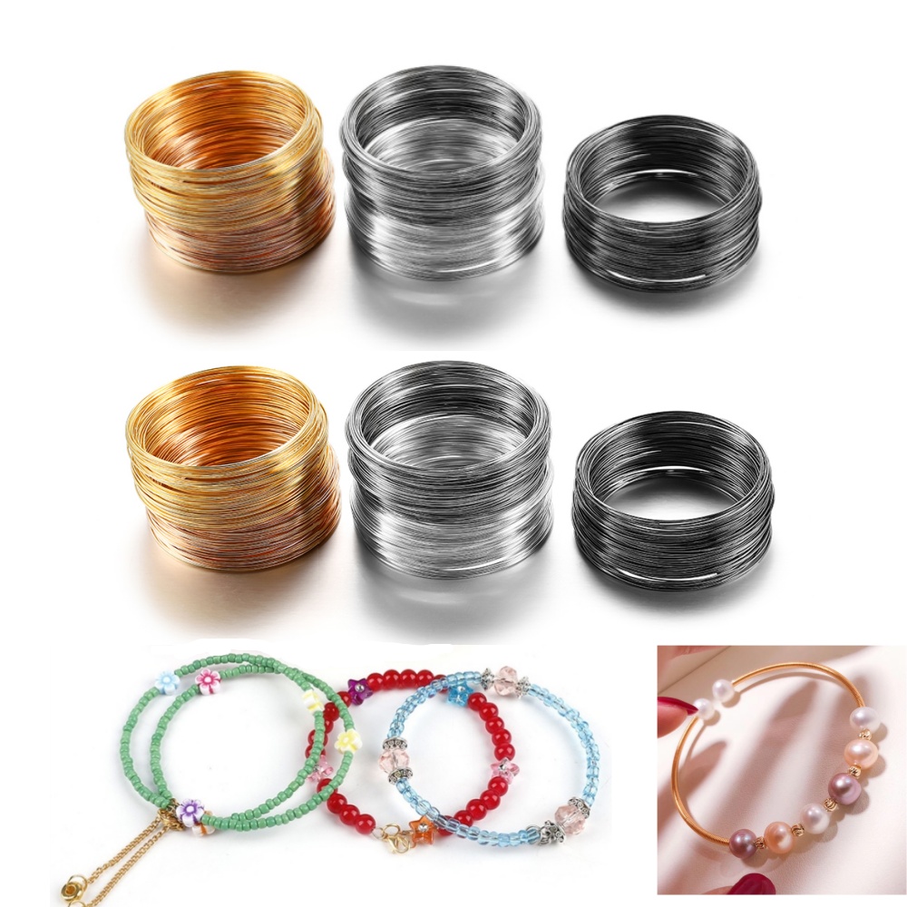 100 Loops/lot 0.6mm Silver Gol - Jewelry Making Silver recension och pris