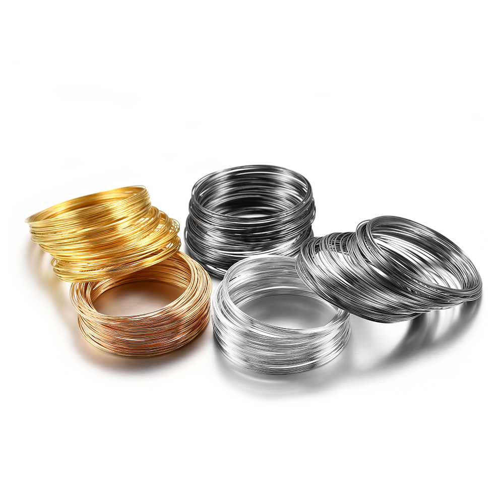 100 Loops/lot 0.6mm Silver Gol - Jewelry Making Silver recension och pris