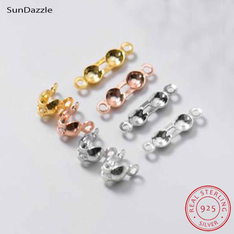 4pcs Genuine Real Pure Solid 9 - Jewelry Making Silver recension och pris