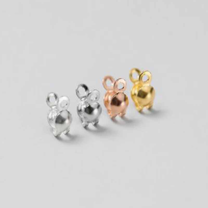 4pcs Genuine Real Pure Solid 9 - Jewelry Making Silver recension och pris