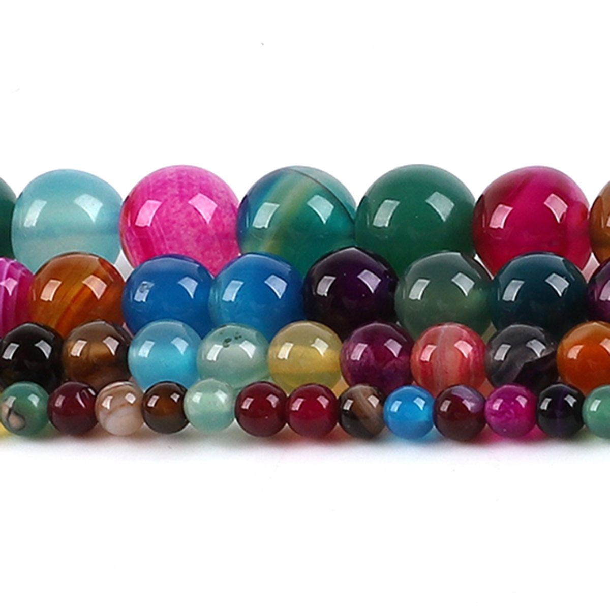 Natural Agate Stone Beads Colo - Jewelry Making With Stones recension och pris