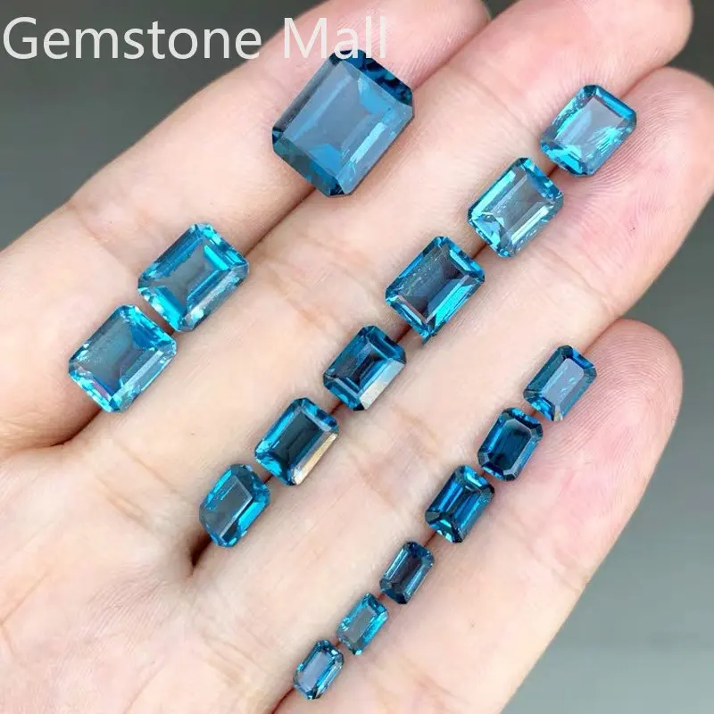 Emerald Cut Natural Topaz 4mm* - Jewelry Making In London recension och pris
