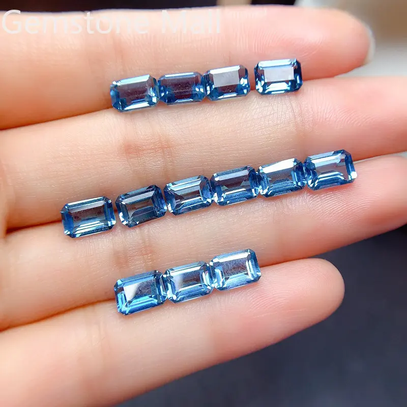 Emerald Cut Natural Topaz 4mm* - Jewelry Making In London recension och pris