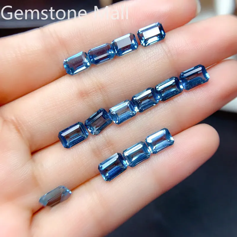Emerald Cut Natural Topaz 4mm* - Jewelry Making In London recension och pris