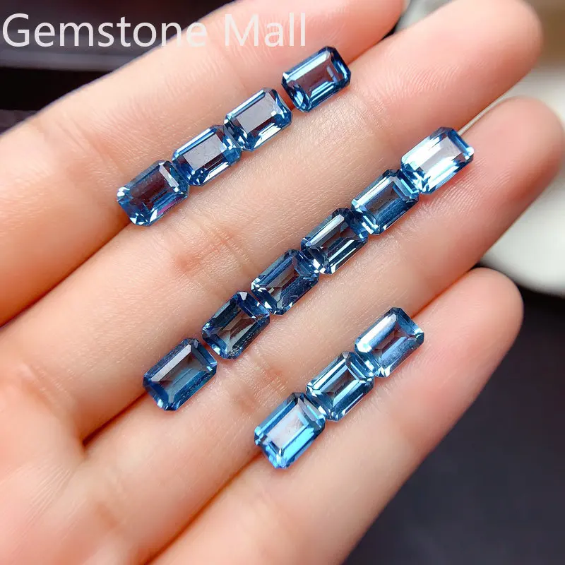 Emerald Cut Natural Topaz 4mm* - Jewelry Making In London recension och pris