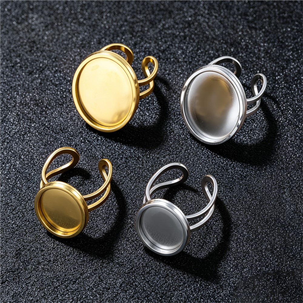 2pcs Stainless Steel Square Fl - Jewelry Making Resin recension och pris