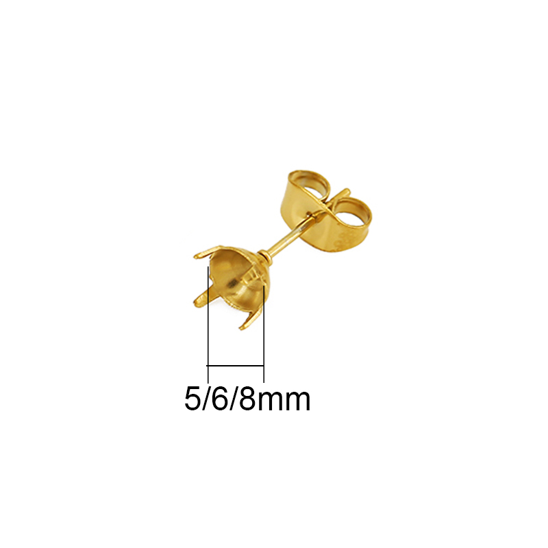 20pcs PVD Never Fade Stainless - Jewelry Making With Stones recension och pris