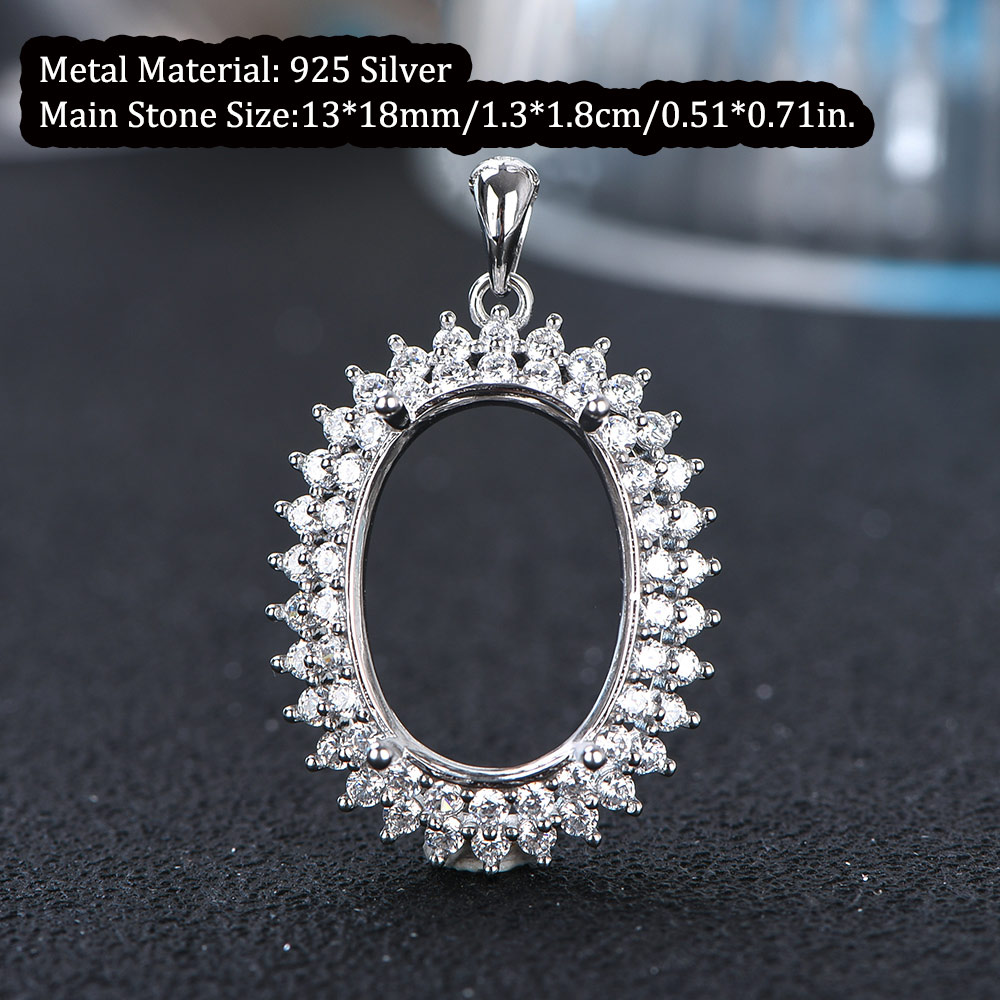 13x18mm S925 Sterling Silver R - Jewelry Making With Stones recension och pris