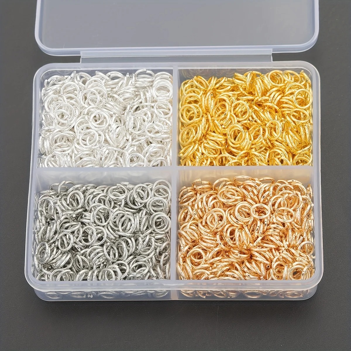 1200pcs 3mm Open Jump Rings fo - Jewelry Making Closed Jump Rings recension och pris