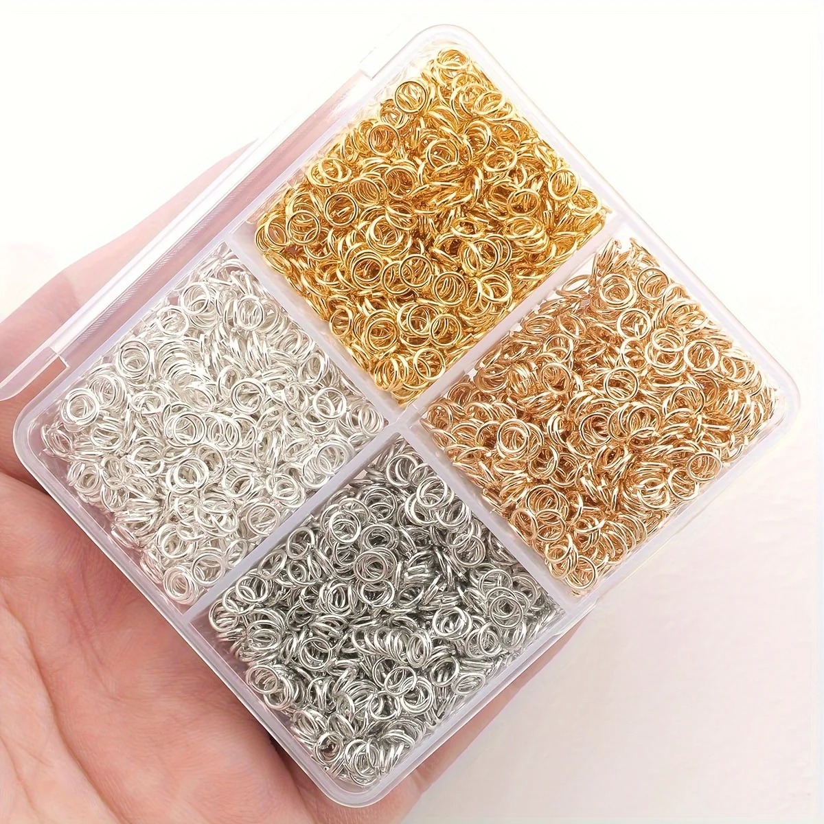 1200pcs 3mm Open Jump Rings fo - Jewelry Making Closed Jump Rings recension och pris