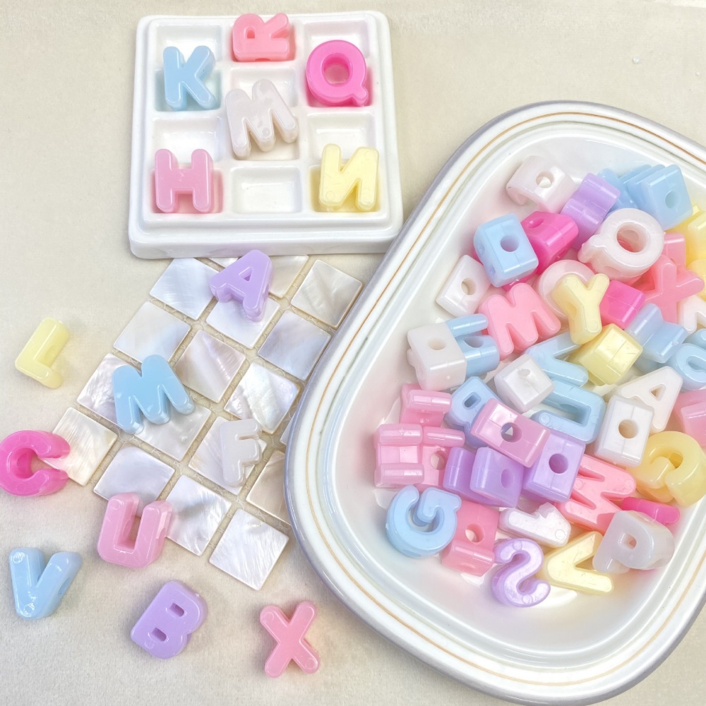 10/50/100PCS 14-20mm Acrylic L - Jewelry Making Online recension och pris