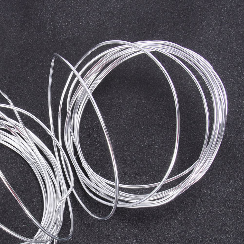 6 Rolls 5M 1Mm 1.5Mm 2Mm 3Mm S - Jewelry Making Silver recension och pris