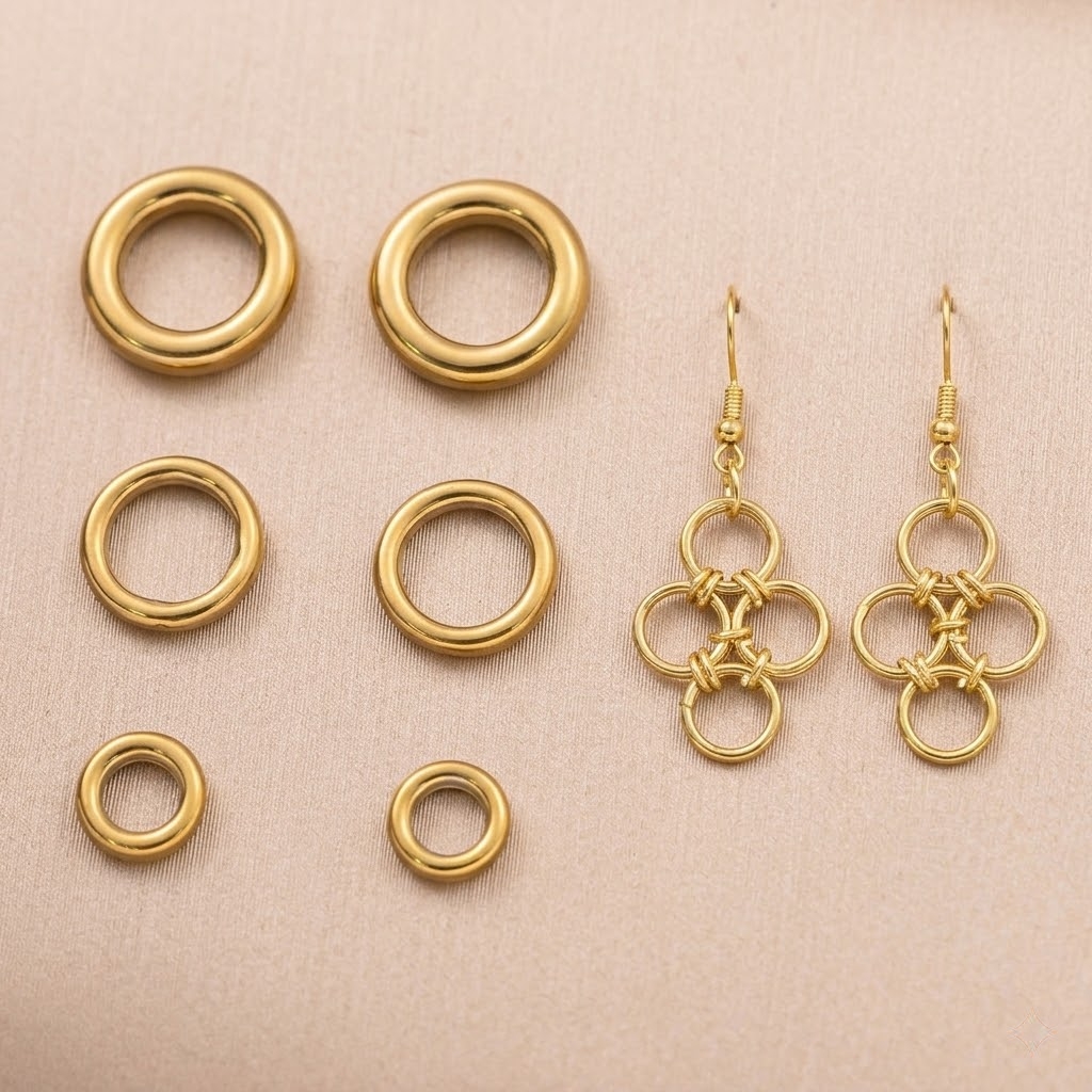 20pcs Stainless Steel Soldered - Jewelry Making Closed Jump Rings recension och pris