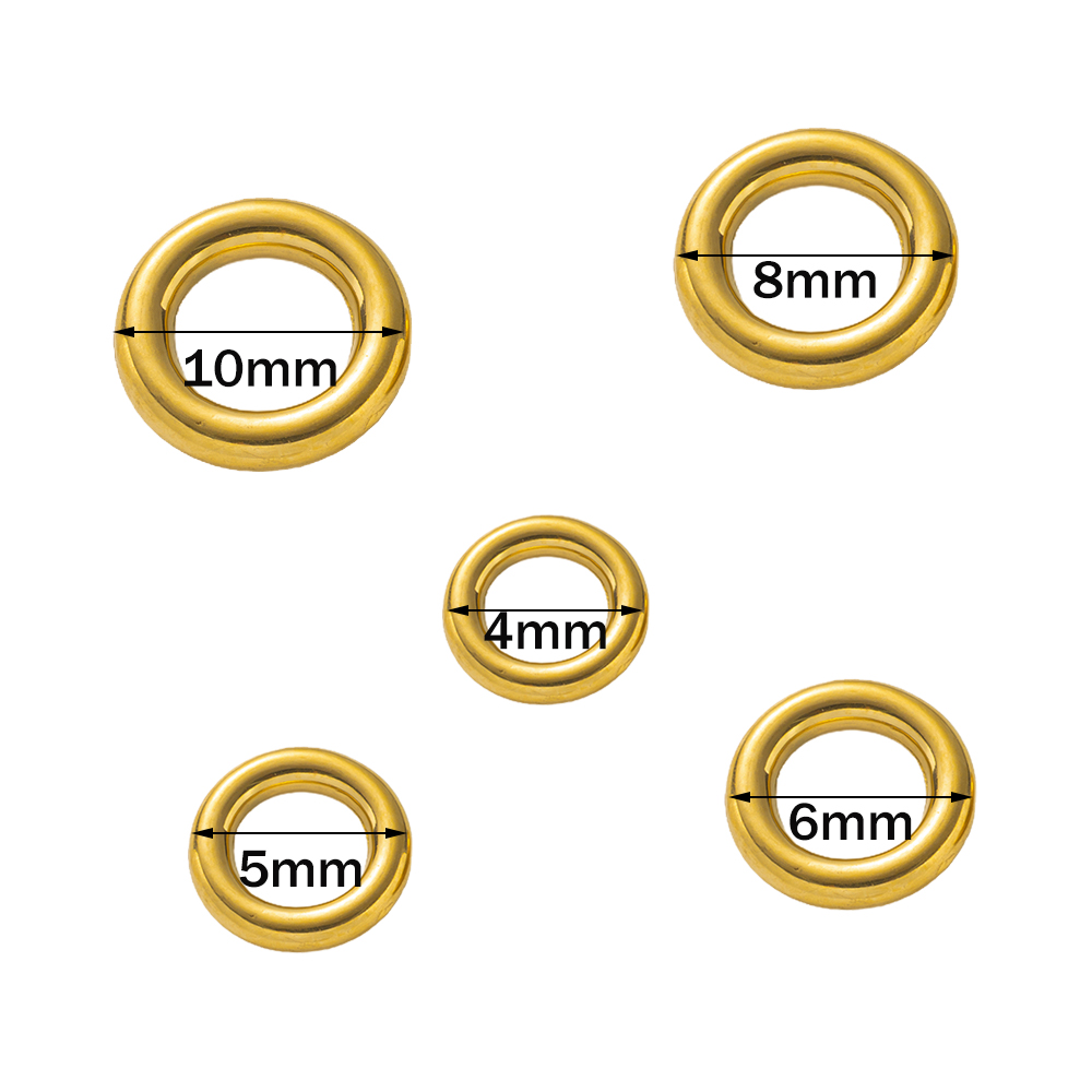 20pcs Stainless Steel Soldered - Jewelry Making Closed Jump Rings recension och pris