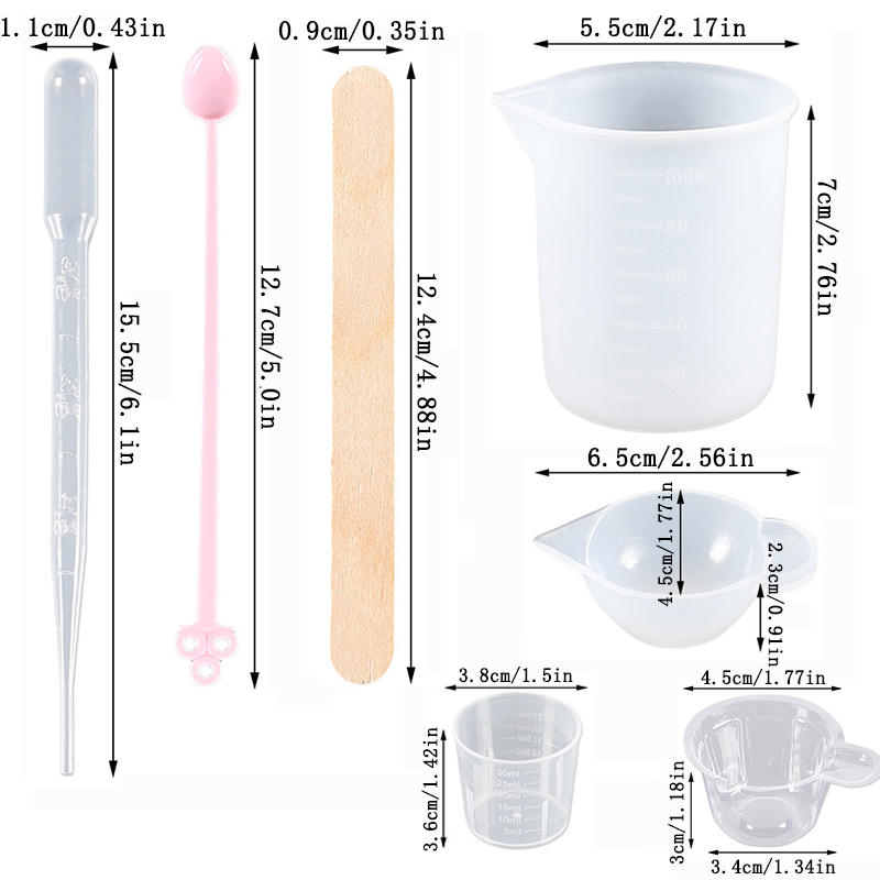 Epoxy Resin Tools Kit Silicone - Jewelry Making Online recension och pris