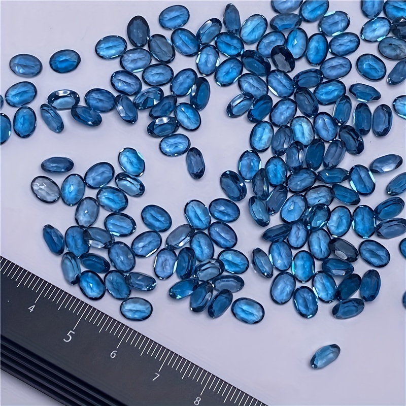 1pc natural London blue topaz- - Jewelry Making In London recension och pris