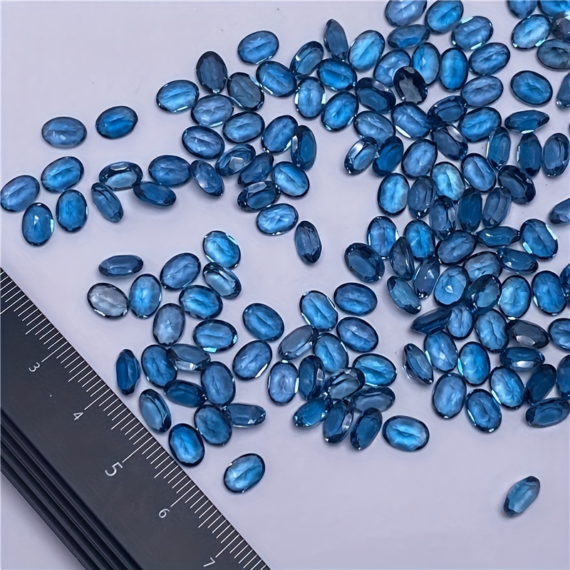 1pc natural London blue topaz- - Jewelry Making In London recension och pris