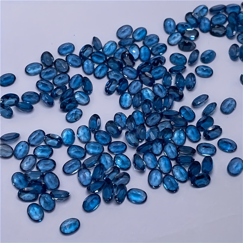 1pc natural London blue topaz- - Jewelry Making In London recension och pris