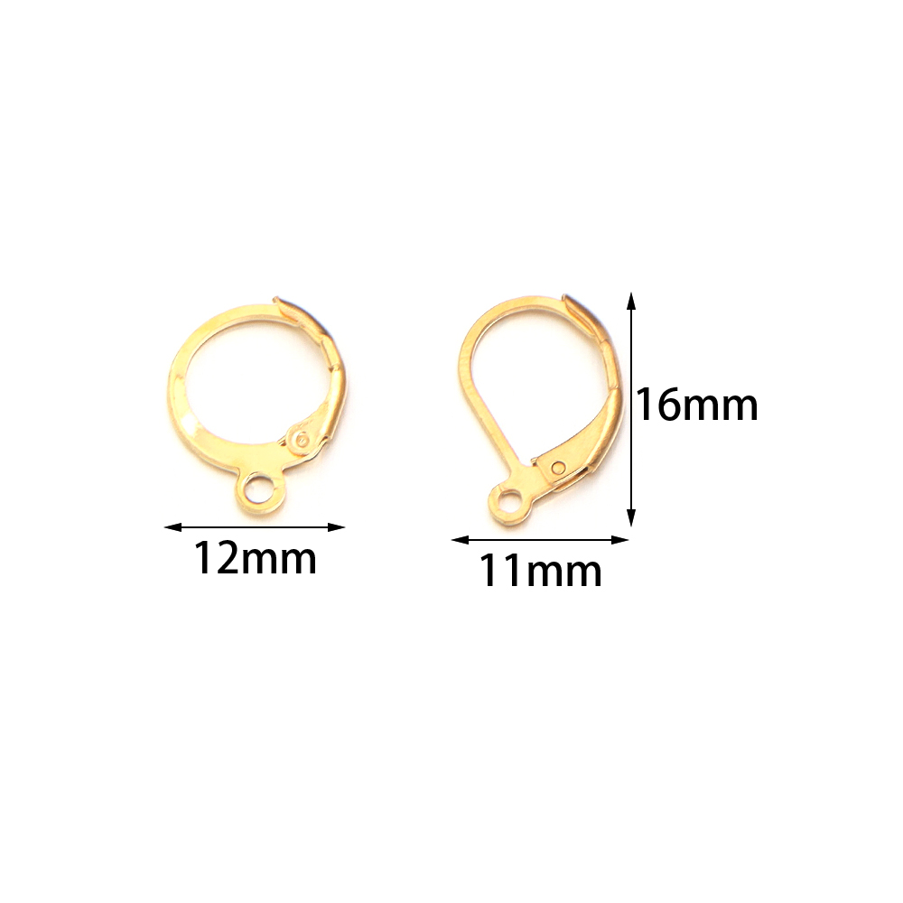 20pcs/lot Stainless Steel Ear  - Jewelry Making Material recension och pris