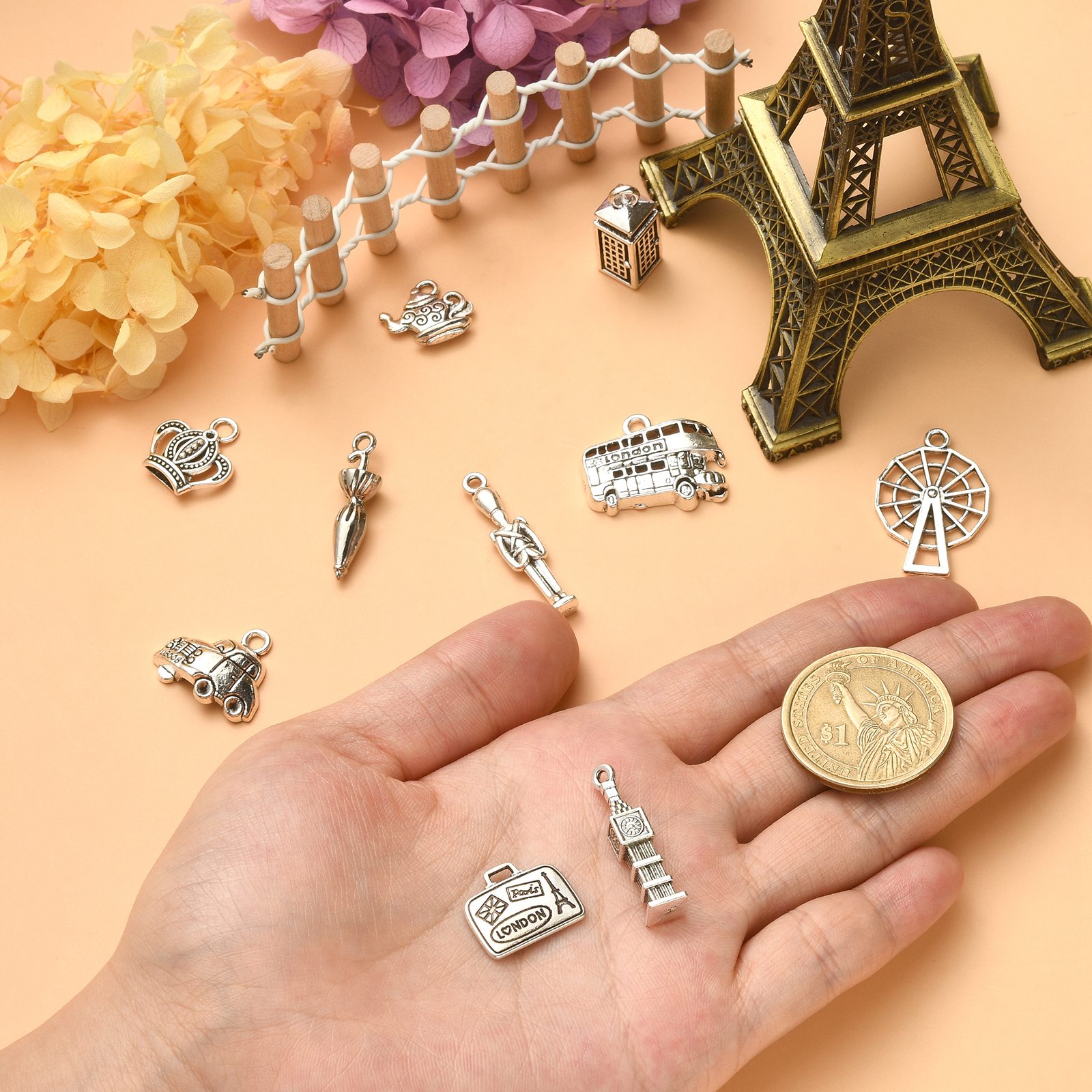 PandaHall 100Pcs 10 Styles Lon - Jewelry Making In London recension och pris