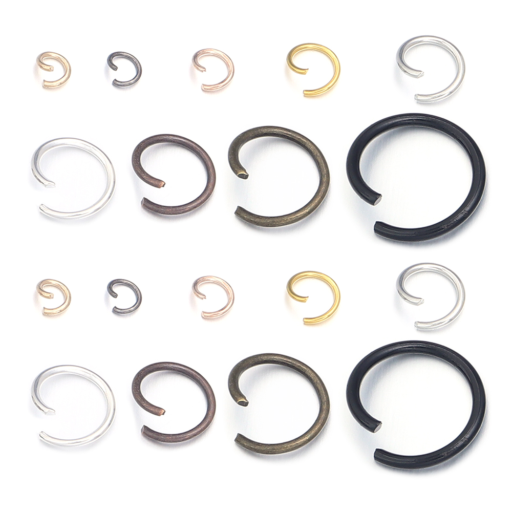 200pcs/lot Metal Open Jump Rin - Jewelry Making Closed Jump Rings recension och pris