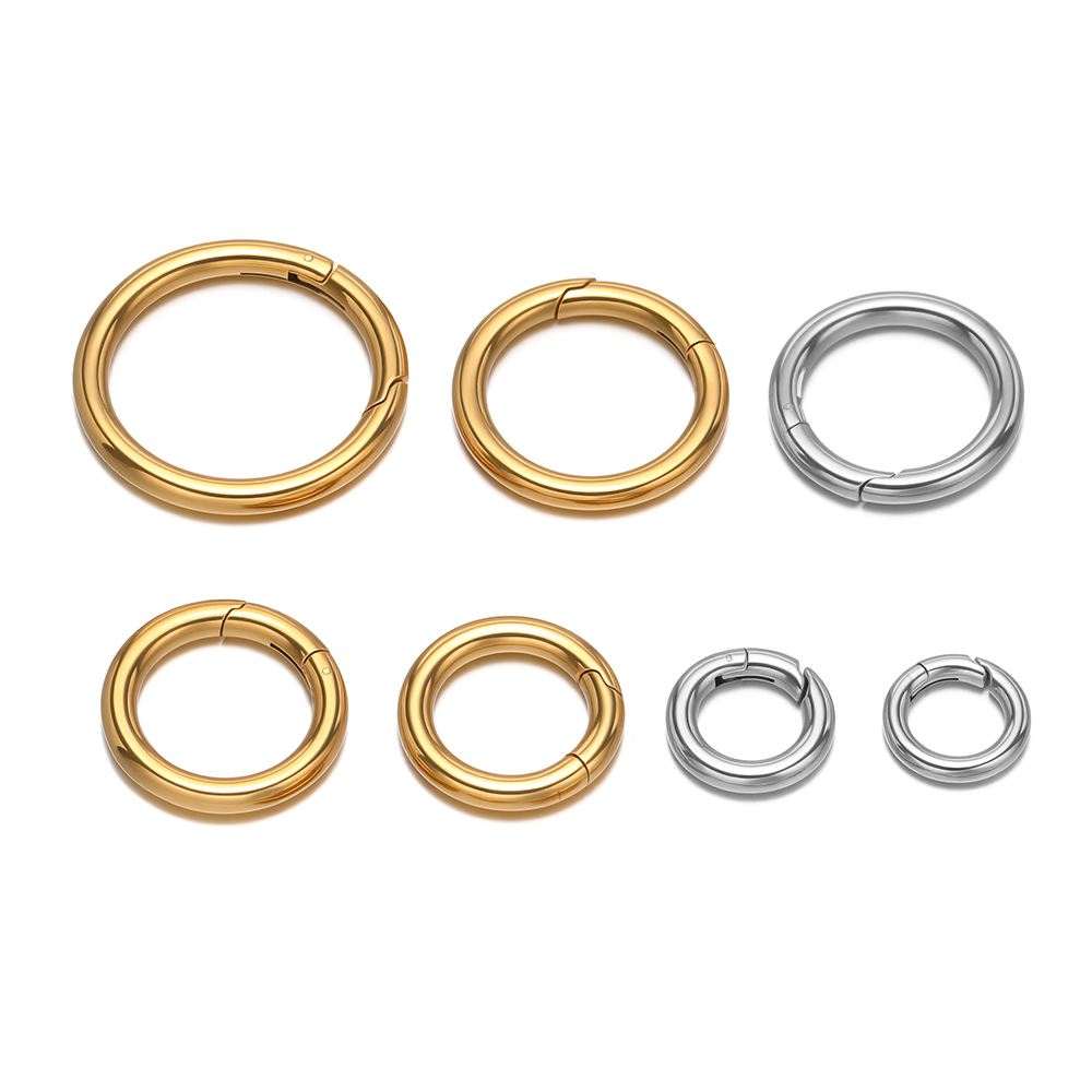 2Pcs/Lot Round Spring Clasps S - Jewelry Making Material recension och pris