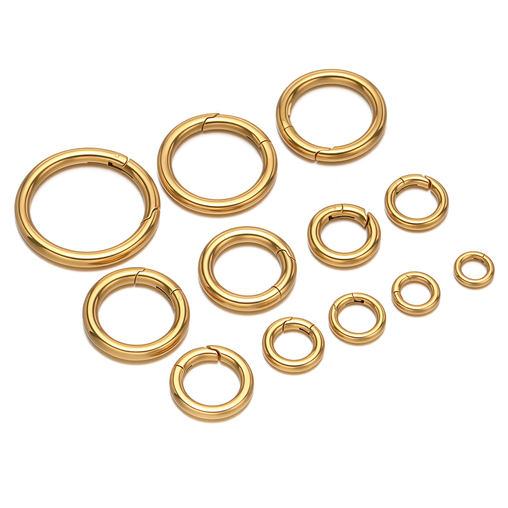 2Pcs/Lot Round Spring Clasps S - Jewelry Making Material recension och pris