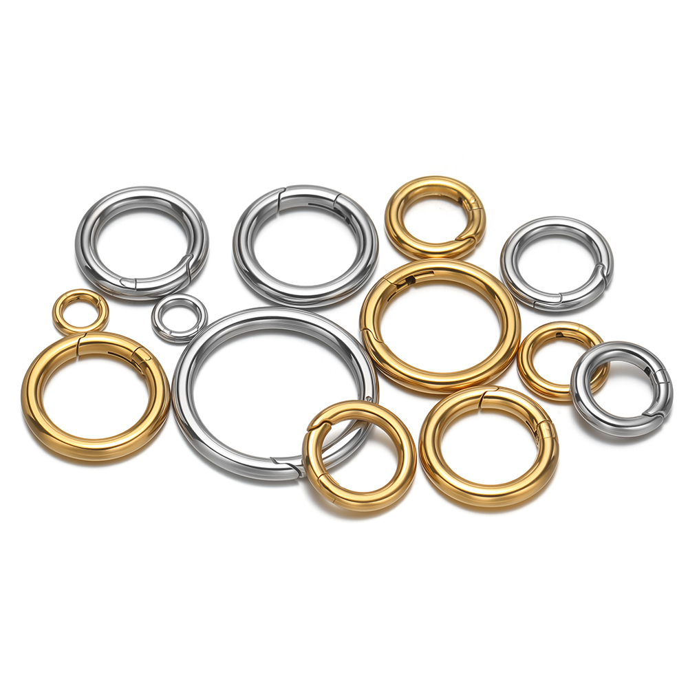 2Pcs/Lot Round Spring Clasps S - Jewelry Making Material recension och pris