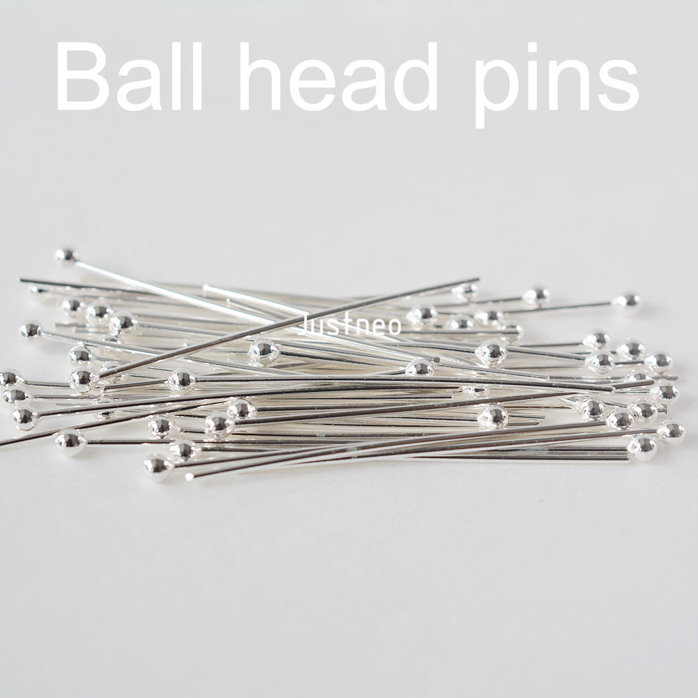 925 Sterling Silver Ball Head  - Jewelry Making Silver recension och pris
