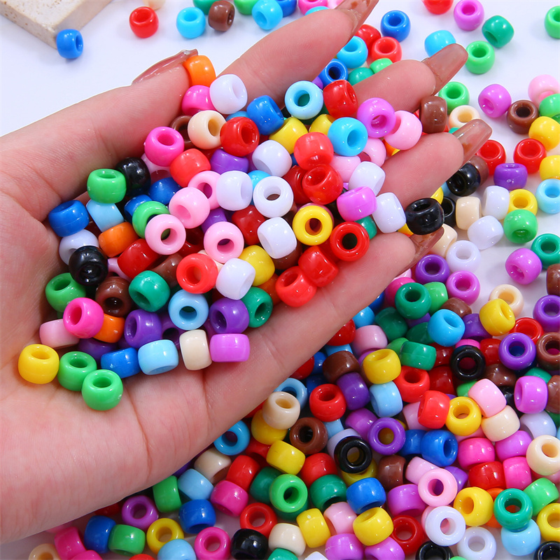 100pcs 6x9mm Large Hole Plasti - Jewelry Making For 5 Year Old recension och pris