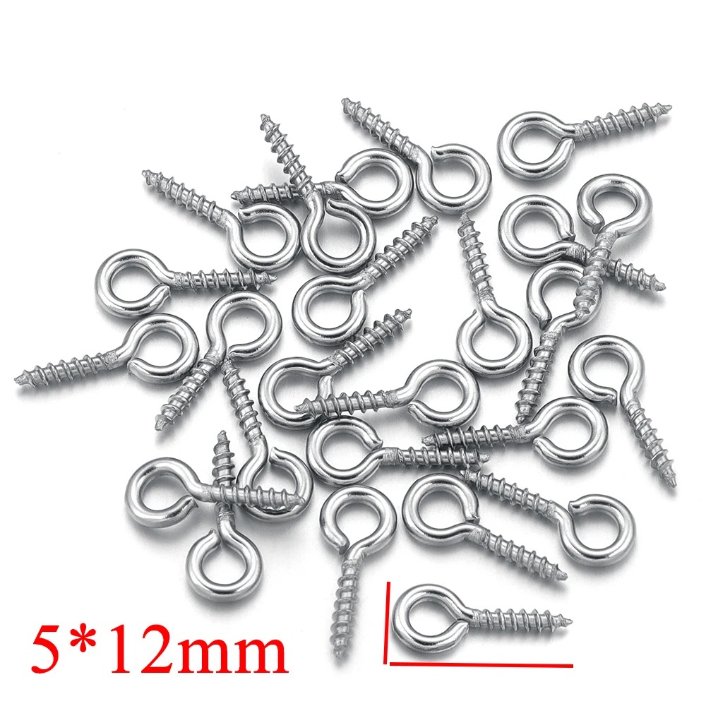 100pcs/lot Stainless Steel Min - Jewelry Making Tools And Supplies recension och pris