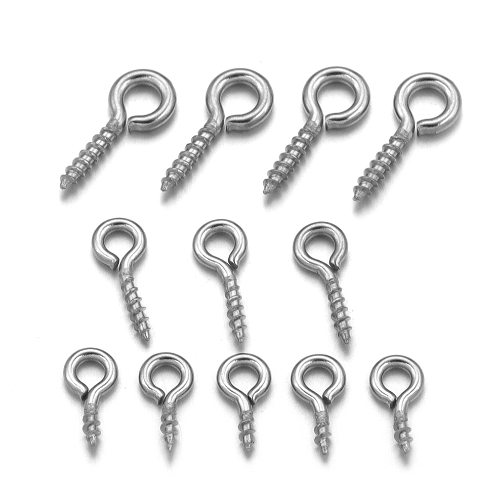 100pcs/lot Stainless Steel Min - Jewelry Making Tools And Supplies recension och pris