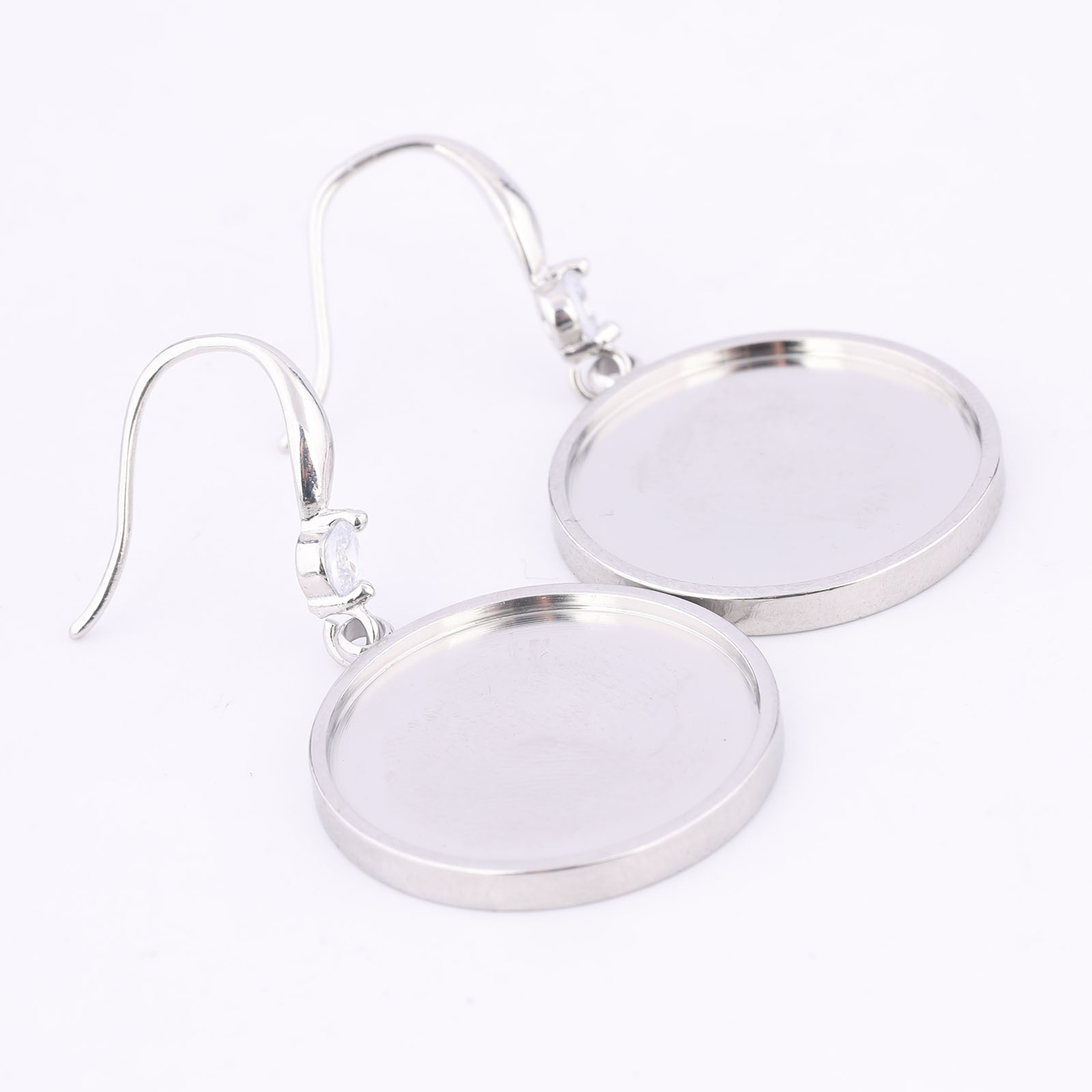 6pcs Stainless Steel Fit 20mm  - Jewelry Making With Stones recension och pris