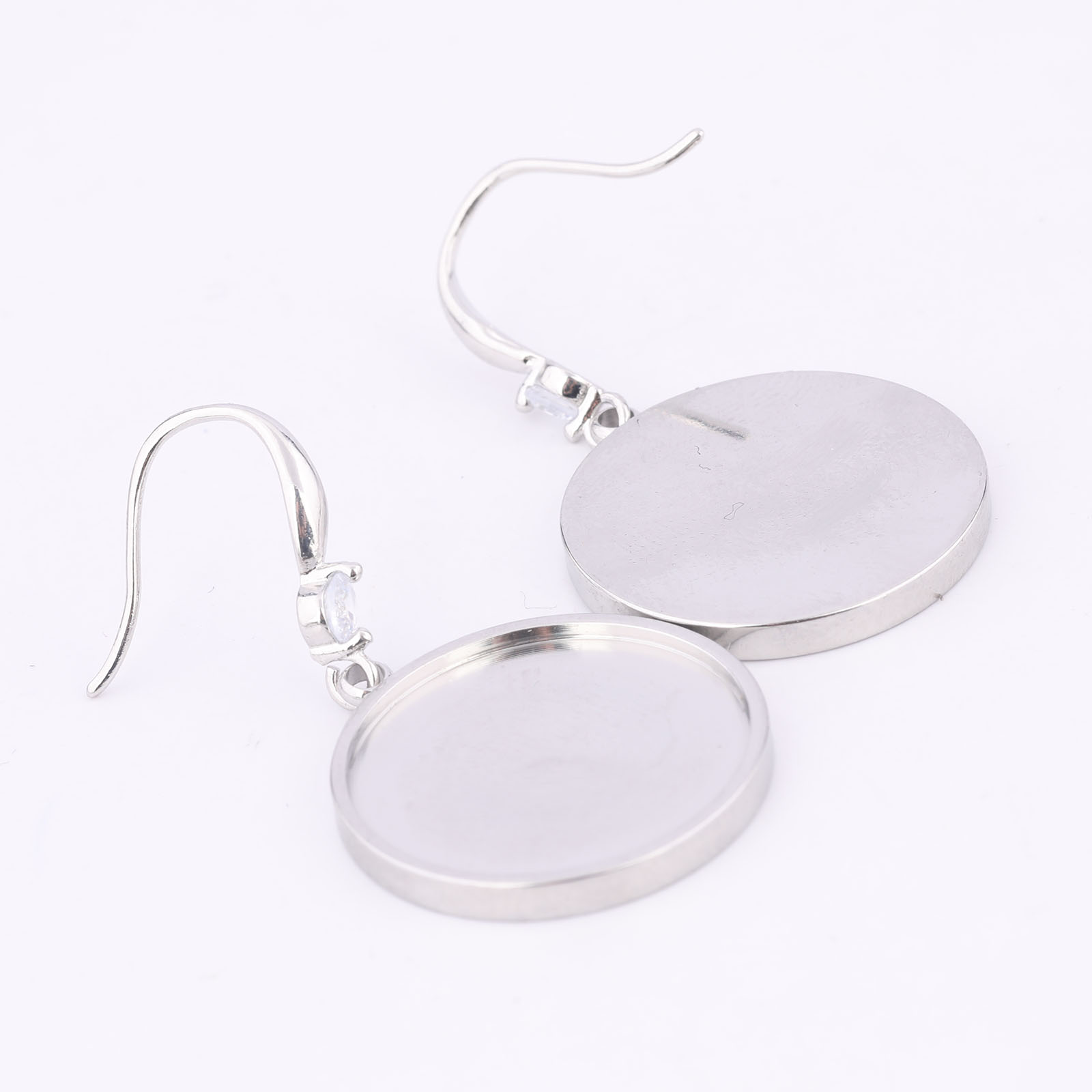 6pcs Stainless Steel Fit 20mm  - Jewelry Making With Stones recension och pris