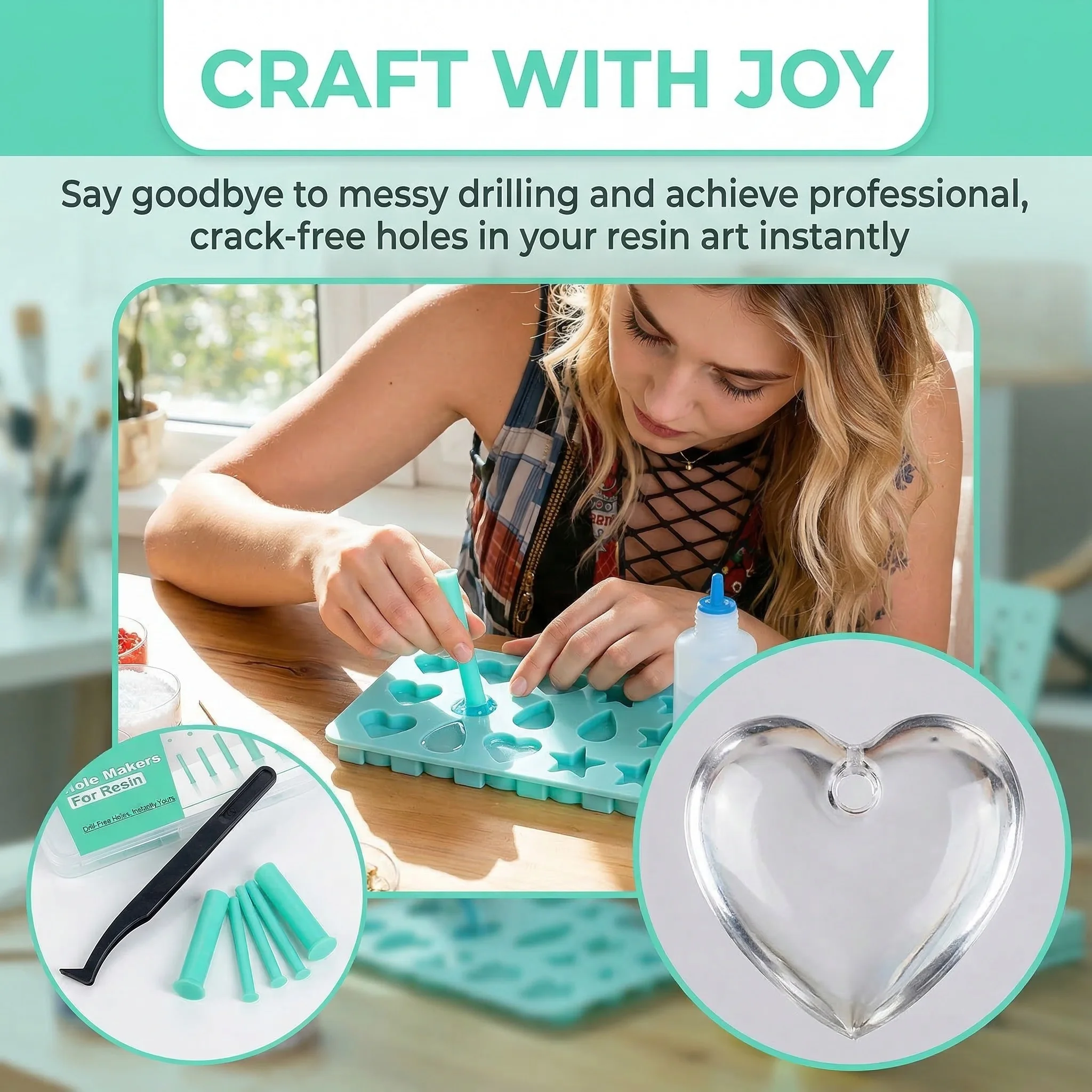 35pcs Resin Hole Opener Kit 2- - Jewelry Making Online recension och pris